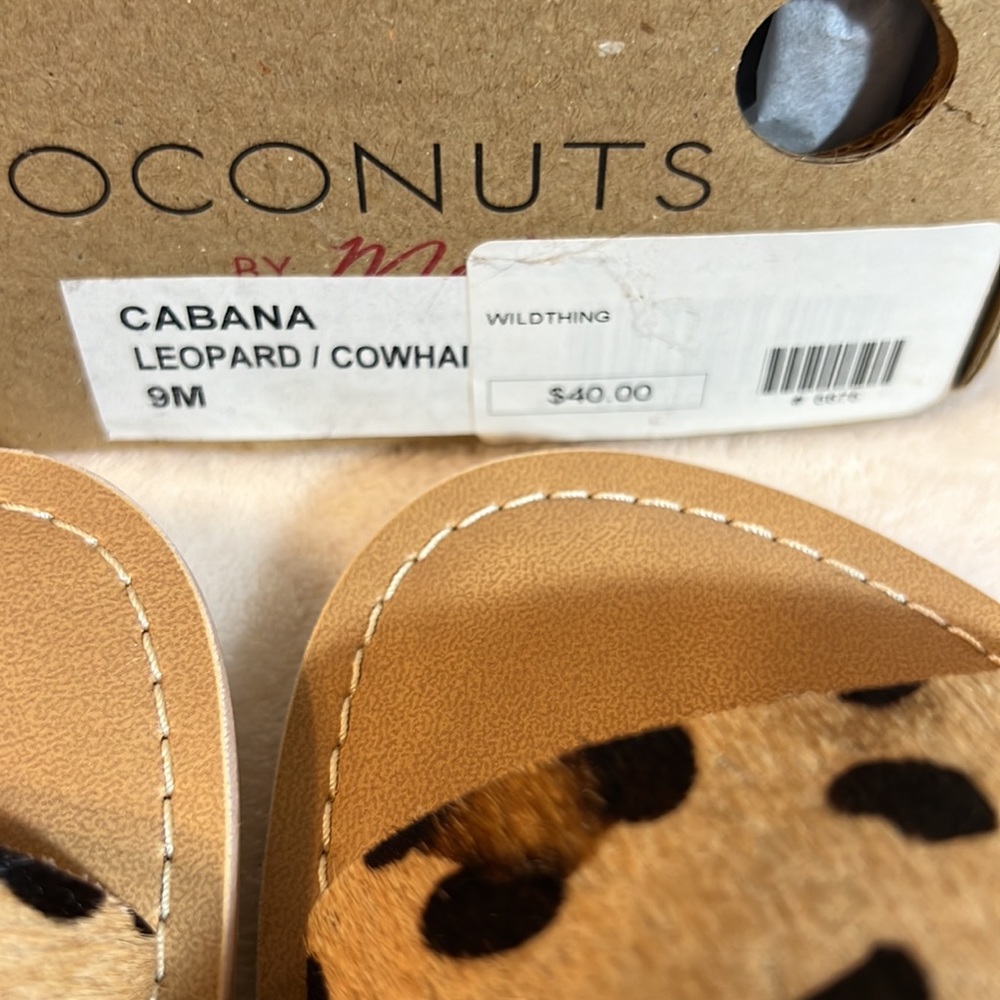 New leopard/cow hair sandals - Picture 5 of 5